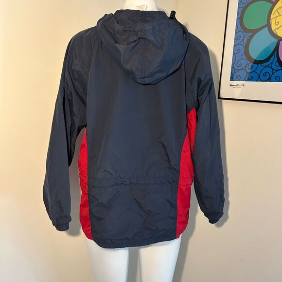 Vintage LL Bean womens Pullover Jacket with Hood Size MP - Picture 3 of 7